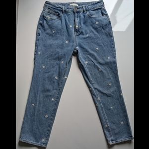PacSun Raining Daisy Mom Jeans - Light Wash